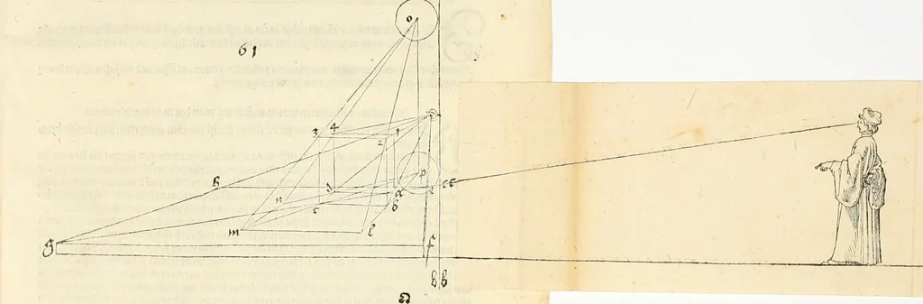 An illustration from Vnderweysung der Messung : mit dem Zirkel vn[d] Richtscheyt in Linien, Ebnen vnnd gantzen Corporen, 1525, leaf 178