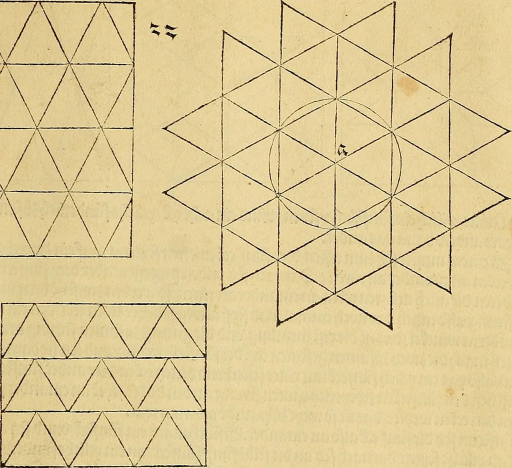 An illustration from Vnderweysung der Messung : mit dem Zirkel vn[d] Richtscheyt in Linien, Ebnen vnnd gantzen Corporen, 1525, leaf 64