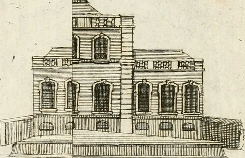 An illustration from Vniversae architecturae civilis elementa, 1756, leaf 328