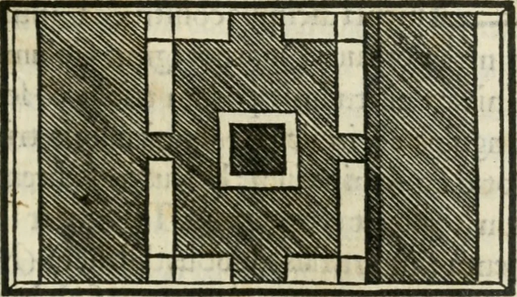 An illustration from Voarchadvmia contra alchi'miam : ars distincta ab archimi'a & sophia : cum additionibus, proportionibus, numeris, & figuris opportunis Ioannis Augustini Panthei Veneti sacerdotis, 1530, leaf 114