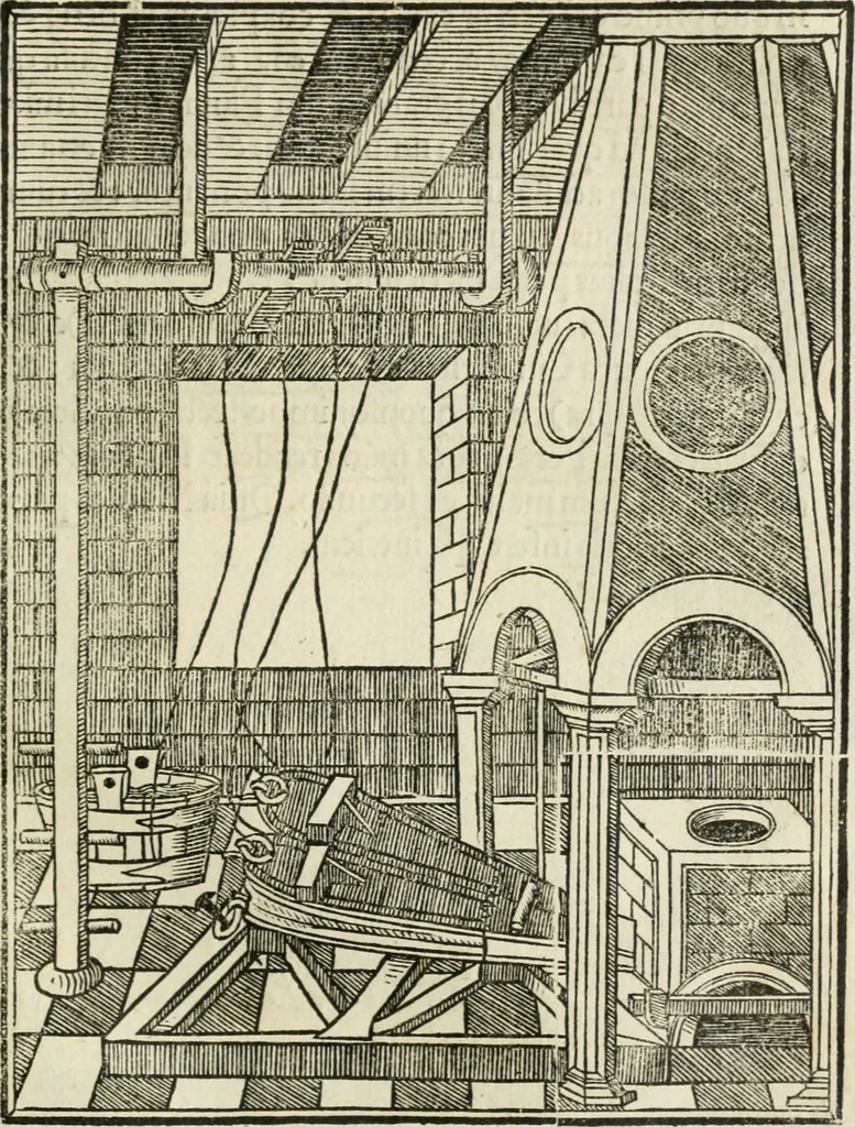 An illustration from Voarchadvmia contra alchi'miam : ars distincta ab archimi'a & sophia : cum additionibus, proportionibus, numeris, & figuris opportunis Ioannis Augustini Panthei Veneti sacerdotis, 1530, leaf 94