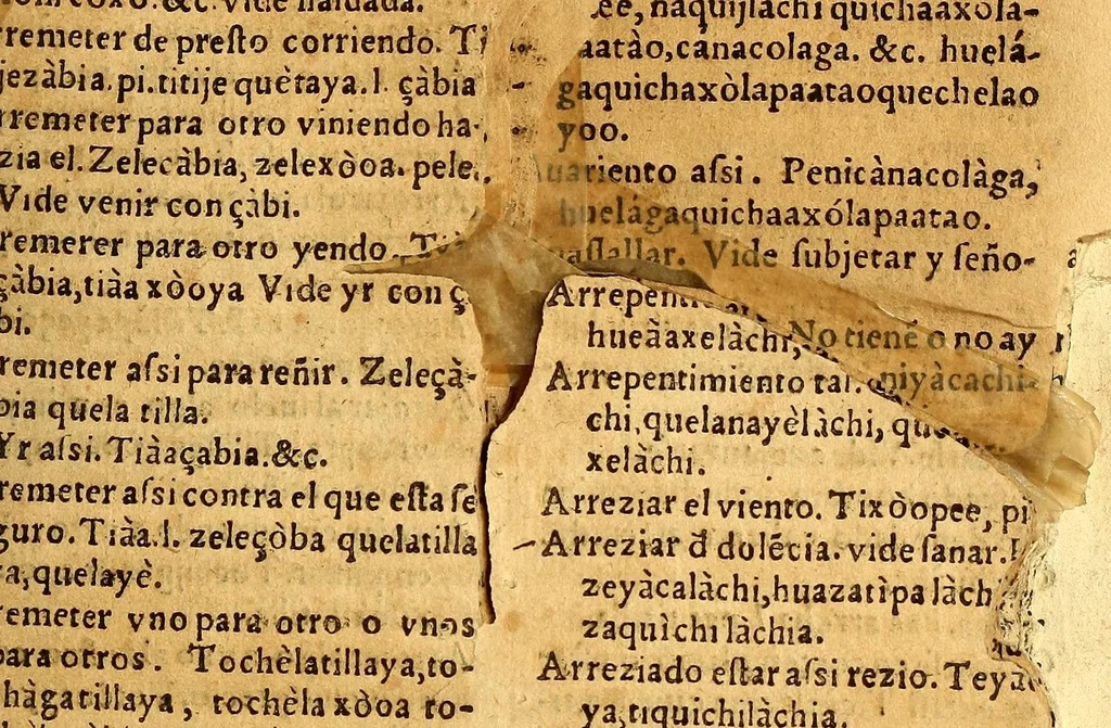 An illustration from Vocabulario en lengua çapoteca,, 1578, leaf 83