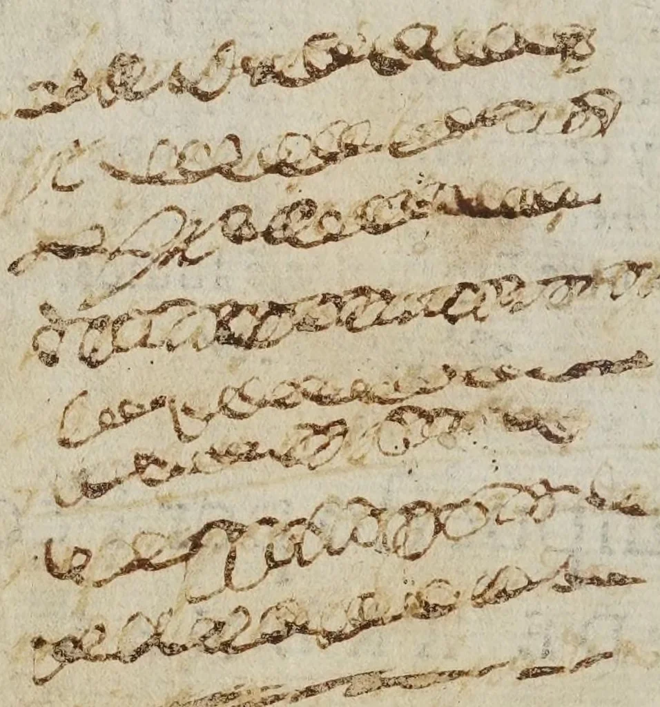 An illustration from Vocabulario manual de las lenguas castellana, y mexicana : en que se contienen las palabras, preguntas, y respuestas mas co[m]munes, y ordinarias que se suelen offrecer en el trato, y communicacion entre Españoles, é Indios, 1611, leaf 4