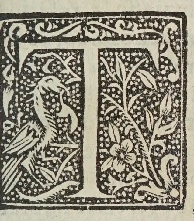 An illustration from Vocabulario manual de las lenguas castellana, y mexicana : en que se contienen las palabras, preguntas, y respuestas mas co[m]munes, y ordinarias que se suelen offrecer en el trato, y communicacion entre Españoles, é Indios, 1611, leaf 7