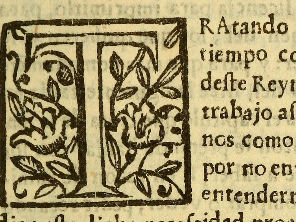 An illustration from Vocabulario manual de las lenguas castellana, y mexicana. : En que se contienen las palabras, preguntas y respuestas mas comunes y ordinarias que se suelen ofrecer en el trato y comunicacion entre Españoles è Indios., 1668, leaf 9