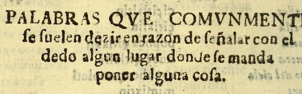 An illustration from Vocabulario manual de las lenguas castellana, y mexicana. : En que se contienen las palabras, preguntas y respuestas mas comunes y ordinarias que se suelen ofrecer en el trato y comunicacion entre Españoles, è Indios., 1690, leaf 56