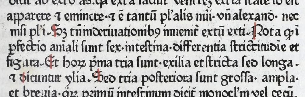 An illustration from Vocabularius rerum, leaf 23