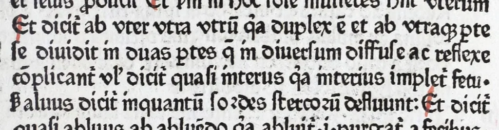 An illustration from Vocabularius rerum, leaf 31