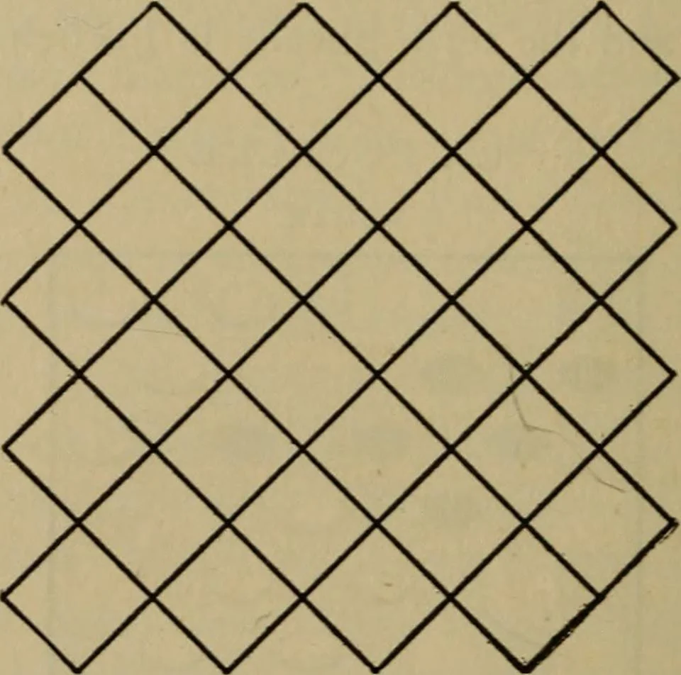 An illustration from Vocabulary of checkers; a dictionary of words, terms and phrases used in the game called checkers, or English draughts, 1909, leaf 105
