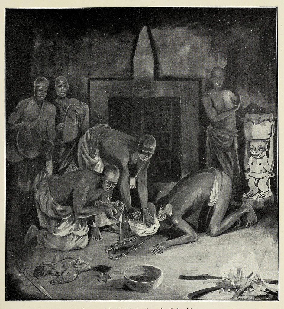 An illustration from The voice of Africa; being an account of the travels of the German Inner African Exploration Expedition in the years 1910-1912, 1913, leaf 145