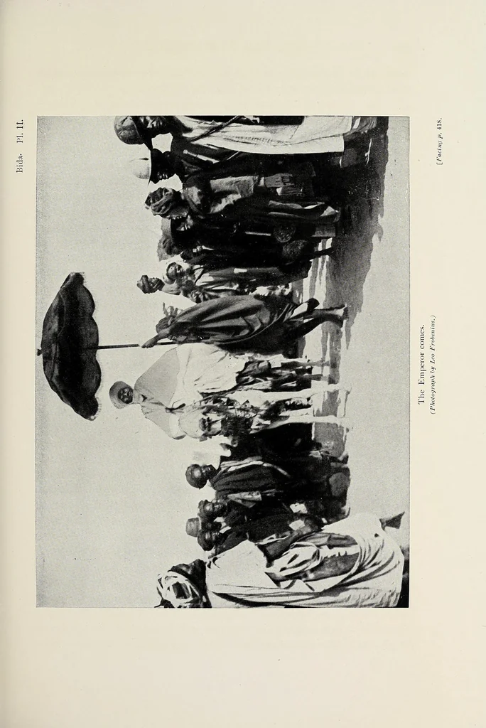 An illustration from The voice of Africa; being an account of the travels of the German Inner African Exploration Expedition in the years 1910-1912, 1913, leaf 123