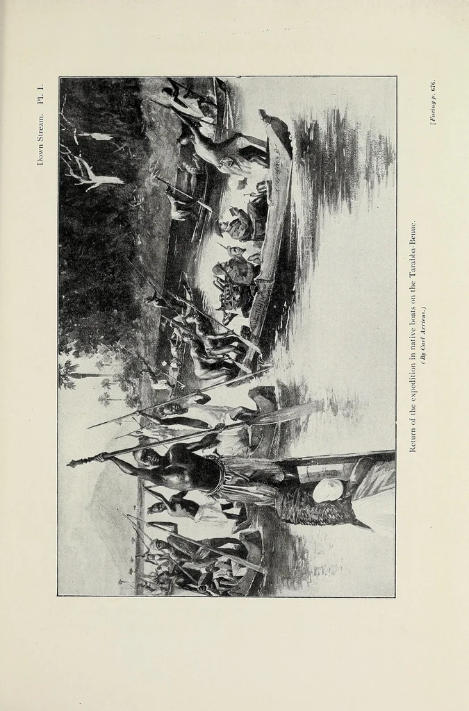 An illustration from The voice of Africa; being an account of the travels of the German Inner African Exploration Expedition in the years 1910-1912, 1913, leaf 503