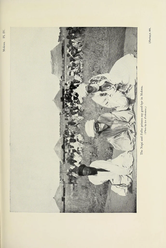 An illustration from The voice of Africa; being an account of the travels of the German Inner African Exploration Expedition in the years 1910-1912, 1913, leaf 93
