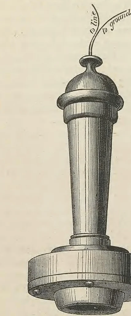 An illustration from The Voice by wire and post-card. All about the telephone and phonograph : containing description of Bell's and Dolbear's telephones and Edison's phonograph .., 1875, leaf 54