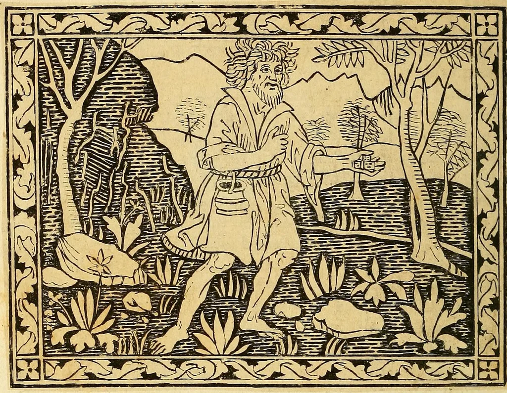 An illustration from Volgarizzamento del libro de' costumi e degli offizii de' nobili sopra il giuoco degli scacchi di frate Jacopo da Cessole, tratto nuovamente da un codice Magliabechiano, 1829, leaf 140