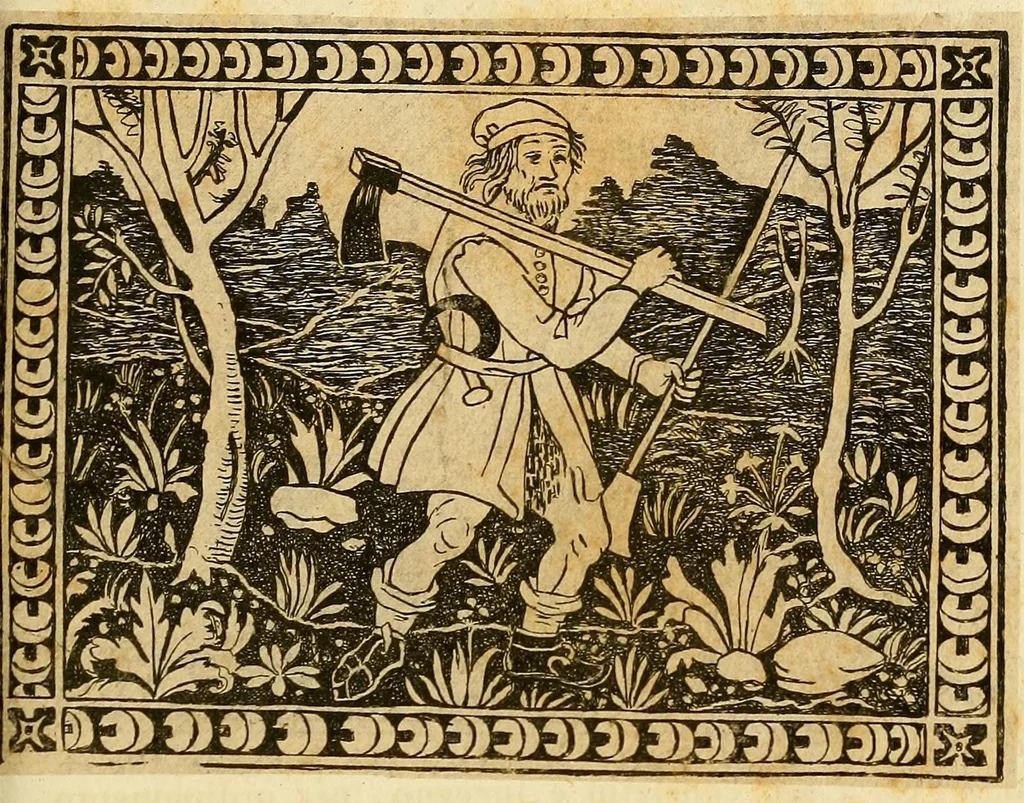 An illustration from Volgarizzamento del libro de' costumi e degli offizii de' nobili sopra il giuoco degli scacchi di frate Jacopo da Cessole, tratto nuovamente da un codice Magliabechiano, 1829, leaf 91
