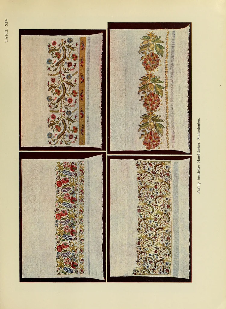 An illustration from Volkskunst der Balkanländer in ihren grundlagen, 1919, leaf 111