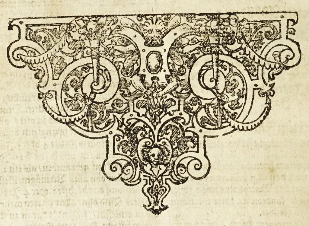 An illustration from Vollkommener ergäntzter Pferdt-Schatz : ausz reiffer Erwegung der Natur, Vernunfft und offtmahligen Erfahrung entstanden ... : Alles in Gestalt einer ausführlichen leicht verständlichen und begreifflichen Theoria und auff dieselbe gegründete Praxis verfasset .., 1664, leaf 144