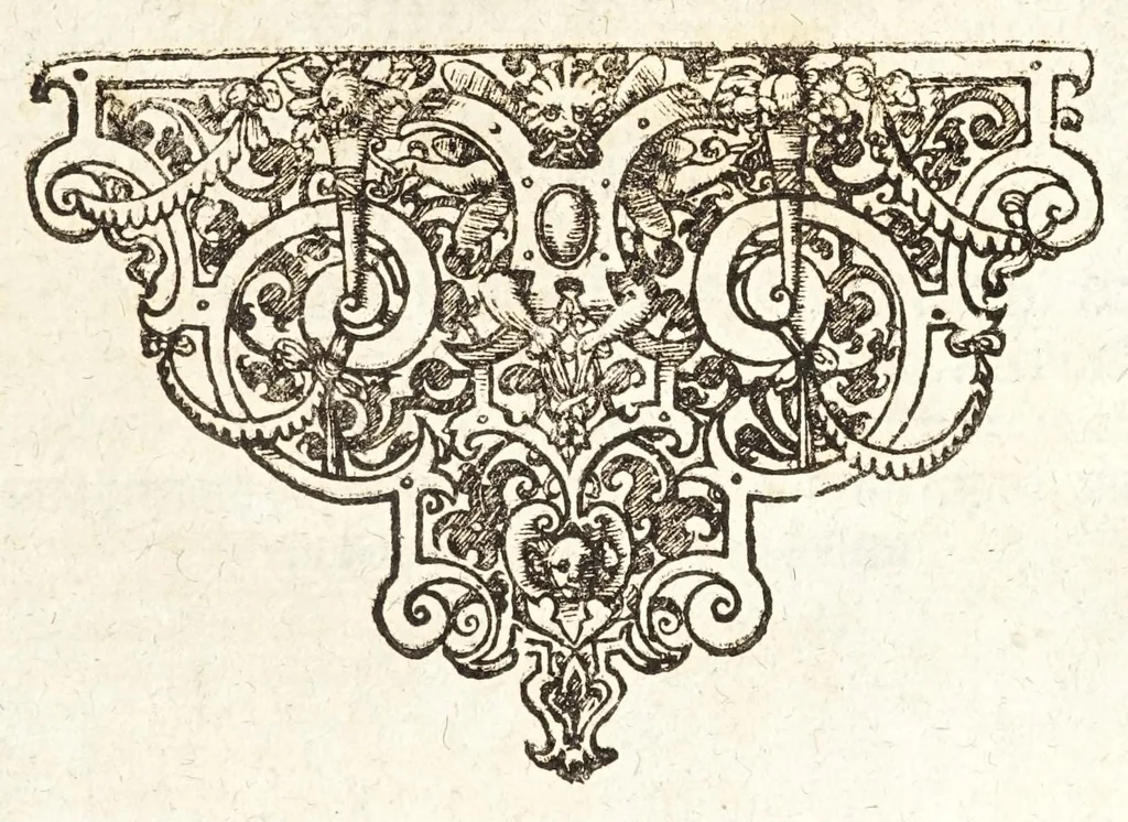 An illustration from Vollkommener ergäntzter Pferdt-Schatz : ausz reiffer Erwegung der Natur, Vernunfft und offtmahligen Erfahrung entstanden ... : Alles in Gestalt einer ausführlichen leicht verständlichen und begreifflichen Theoria und auff dieselbe gegründete Praxis verfasset .., 1664, leaf 45