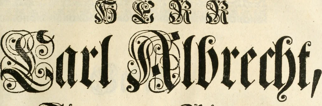 An illustration from Vollständiges Diarium von den merckwürdigsten Begebenheiten die sich vor, in und nach der höchst-beglückten Wahl und Crönung des allerdurchlauchtigsten, grossmächtigsten und unüberwindlichsten Fürsten und Herrn, Herrn Carls des VII., erwehlten Römischen Kaysers ... im gantzen Heil. Röm. Reich, und sonderlich in dieser freyen Reichs- und Wahl-Stadt Franckfurt am Mayn zugetragen : nebst umständlicher Beschreibung der Ein- und Aufzüge, Freuden-Feste, und übrigen feyerlichen Handlungen, sammt vielen Urkunden, Portraits, und andern Kupferstichen : auch einem Anhang von Beylagen, und ausführlichem Register .., 1742, leaf 1006