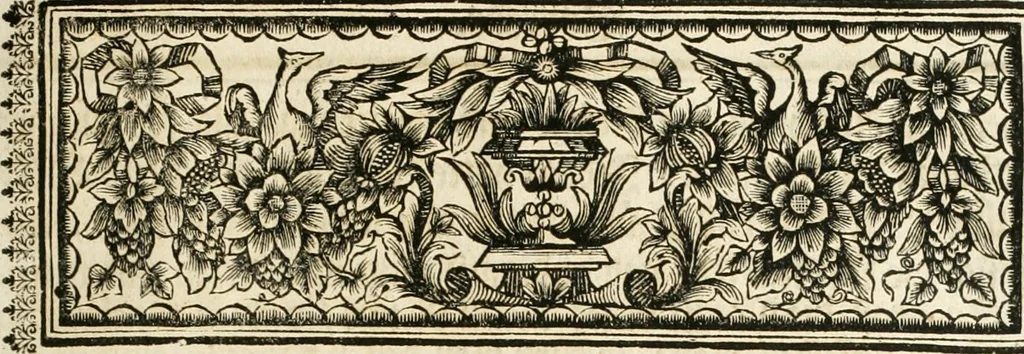 An illustration from Vollständiges Diarium von den merckwürdigsten Begebenheiten die sich vor, in und nach der höchst-beglückten Wahl und Crönung des allerdurchlauchtigsten, grossmächtigsten und unüberwindlichsten Fürsten und Herrn, Herrn Carls des VII., erwehlten Römischen Kaysers ... im gantzen Heil. Röm. Reich, und sonderlich in dieser freyen Reichs- und Wahl-Stadt Franckfurt am Mayn zugetragen : nebst umständlicher Beschreibung der Ein- und Aufzüge, Freuden-Feste, und übrigen feyerlichen Handlungen, sammt vielen Urkunden, Portraits, und andern Kupferstichen : auch einem Anhang von Beylagen, und ausführlichem Register .., 1742, leaf 102