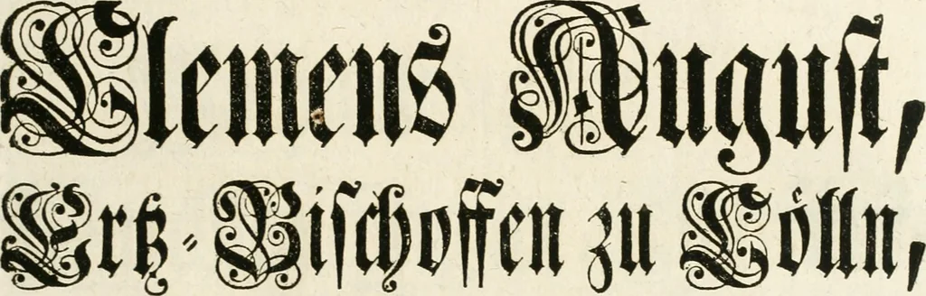 An illustration from Vollständiges Diarium von den merckwürdigsten Begebenheiten die sich vor, in und nach der höchst-beglückten Wahl und Crönung des allerdurchlauchtigsten, grossmächtigsten und unüberwindlichsten Fürsten und Herrn, Herrn Carls des VII., erwehlten Römischen Kaysers ... im gantzen Heil. Röm. Reich, und sonderlich in dieser freyen Reichs- und Wahl-Stadt Franckfurt am Mayn zugetragen : nebst umständlicher Beschreibung der Ein- und Aufzüge, Freuden-Feste, und übrigen feyerlichen Handlungen, sammt vielen Urkunden, Portraits, und andern Kupferstichen : auch einem Anhang von Beylagen, und ausführlichem Register .., 1742, leaf 54