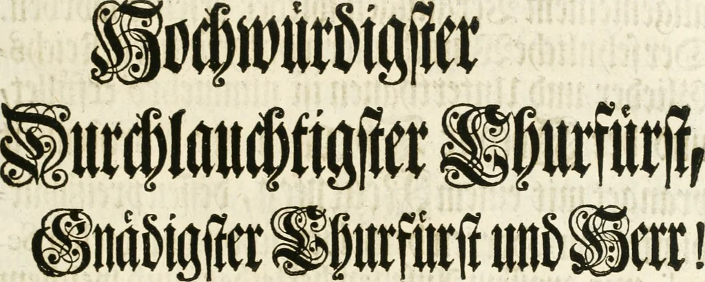 An illustration from Vollständiges Diarium von den merckwürdigsten Begebenheiten die sich vor, in und nach der höchst-beglückten Wahl und Crönung des allerdurchlauchtigsten, grossmächtigsten und unüberwindlichsten Fürsten und Herrn, Herrn Carls des VII., erwehlten Römischen Kaysers ... im gantzen Heil. Röm. Reich, und sonderlich in dieser freyen Reichs- und Wahl-Stadt Franckfurt am Mayn zugetragen : nebst umständlicher Beschreibung der Ein- und Aufzüge, Freuden-Feste, und übrigen feyerlichen Handlungen, sammt vielen Urkunden, Portraits, und andern Kupferstichen : auch einem Anhang von Beylagen, und ausführlichem Register .., 1742, leaf 56