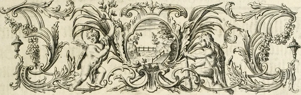 An illustration from Vollständiges Diarium von den merckwürdigsten Begebenheiten die sich vor, in und nach der höchst-beglückten Wahl und Crönung des allerdurchlauchtigsten, grossmächtigsten und unüberwindlichsten Fürsten und Herrn, Herrn Carls des VII., erwehlten Römischen Kaysers ... im gantzen Heil. Röm. Reich, und sonderlich in dieser freyen Reichs- und Wahl-Stadt Franckfurt am Mayn zugetragen : nebst umständlicher Beschreibung der Ein- und Aufzüge, Freuden-Feste, und übrigen feyerlichen Handlungen, sammt vielen Urkunden, Portraits, und andern Kupferstichen : auch einem Anhang von Beylagen, und ausführlichem Register .., 1742, leaf 72