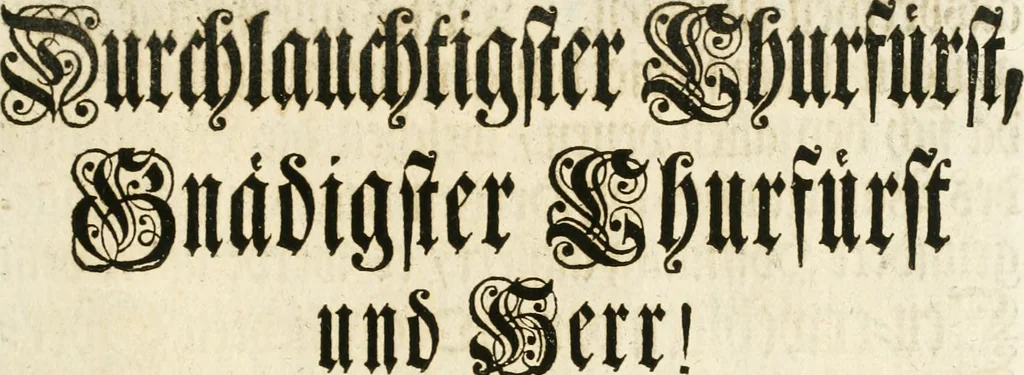 An illustration from Vollständiges Diarium von den merckwürdigsten Begebenheiten die sich vor, in und nach der höchst-beglückten Wahl und Crönung des allerdurchlauchtigsten, grossmächtigsten und unüberwindlichsten Fürsten und Herrn, Herrn Carls des VII., erwehlten Römischen Kaysers ... im gantzen Heil. Röm. Reich, und sonderlich in dieser freyen Reichs- und Wahl-Stadt Franckfurt am Mayn zugetragen : nebst umständlicher Beschreibung der Ein- und Aufzüge, Freuden-Feste, und übrigen feyerlichen Handlungen, sammt vielen Urkunden, Portraits, und andern Kupferstichen : auch einem Anhang von Beylagen, und ausführlichem Register .., 1742, leaf 88