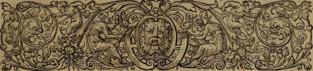 An illustration from Volume premier[-troisiesme] des Chroniques d'Enguerran de Monstrelet gentil-homme iadis demeurant a Cambray en Cambresis. : Contenans les cruelles guerres ciuilles entre les maisons d'Orleans & de Bourgongne, l'occupation de Paris & Normandie par les Anglois, l'expulsion d'iceux, & autres choses memorables aduenues de son temps en ce royaume, & paÿs estranges. Histoire de bel exemple & de grand fruict aux Francois, commenceant en l'an M. CCCC. où finist celle de Iean Froissart, & finissant en l'an M.CCCC.LXVII. peu outre le commencement de celle de Mess. Philippes de Commines., 1572, leaf 22