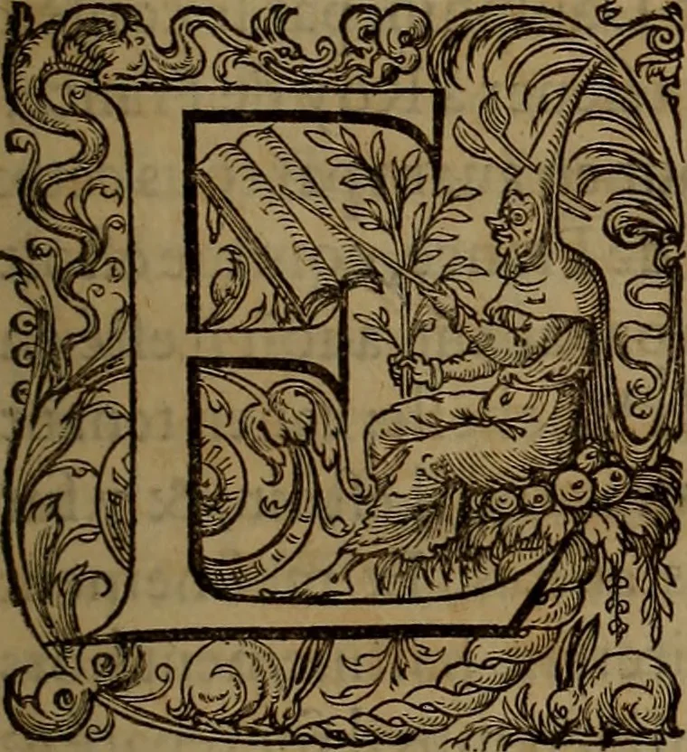 An illustration from Volume premier[-troisiesme] des Chroniques d'Enguerran de Monstrelet gentil-homme iadis demeurant a Cambray en Cambresis. : Contenans les cruelles guerres ciuilles entre les maisons d'Orleans & de Bourgongne, l'occupation de Paris & Normandie par les Anglois, l'expulsion d'iceux, & autres choses memorables aduenues de son temps en ce royaume, & paÿs estranges. Histoire de bel exemple & de grand fruict aux Francois, commenceant en l'an M. CCCC. où finist celle de Iean Froissart, & finissant en l'an M.CCCC.LXVII. peu outre le commencement de celle de Mess. Philippes de Commines., 1572, leaf 22