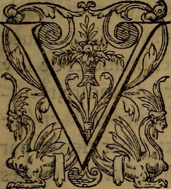 An illustration from Volume premier[-troisiesme] des Chroniques d'Enguerran de Monstrelet gentil-homme iadis demeurant a Cambray en Cambresis. : Contenans les cruelles guerres ciuilles entre les maisons d'Orleans & de Bourgongne, l'occupation de Paris & Normandie par les Anglois, l'expulsion d'iceux, & autres choses memorables aduenues de son temps en ce royaume, & paÿs estranges. Histoire de bel exemple & de grand fruict aux Francois, commenceant en l'an M. CCCC. où finist celle de Iean Froissart, & finissant en l'an M.CCCC.LXVII. peu outre le commencement de celle de Mess. Philippes de Commines., 1572, leaf 8
