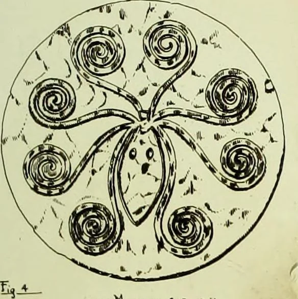 An illustration from The volute in architecture and architectural decoration with particular reference to its introduction into the Ionic order, 1918, leaf 48