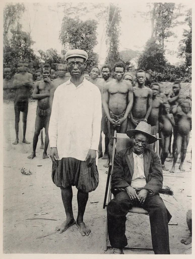 An illustration from Vom Kongo zum Ubangi; meine zweite Reise in Mittelafrika, 1910, leaf 191