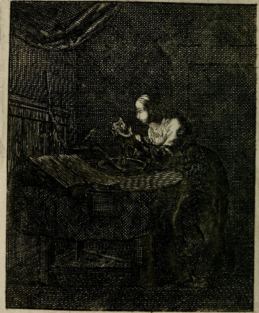 An illustration from Voncken der liefde Jesu, van het Godt-begerende zielen-vuur : zynde bloemetjes der saalige hoope, tot verheugelykheid der wandelaars, langs den weg, na vreeden-ryk : een behelsinge van vyftig sinne-beelden, met hunne, daar op speelende, verssen, en heylige spreuken, 1696, leaf 115
