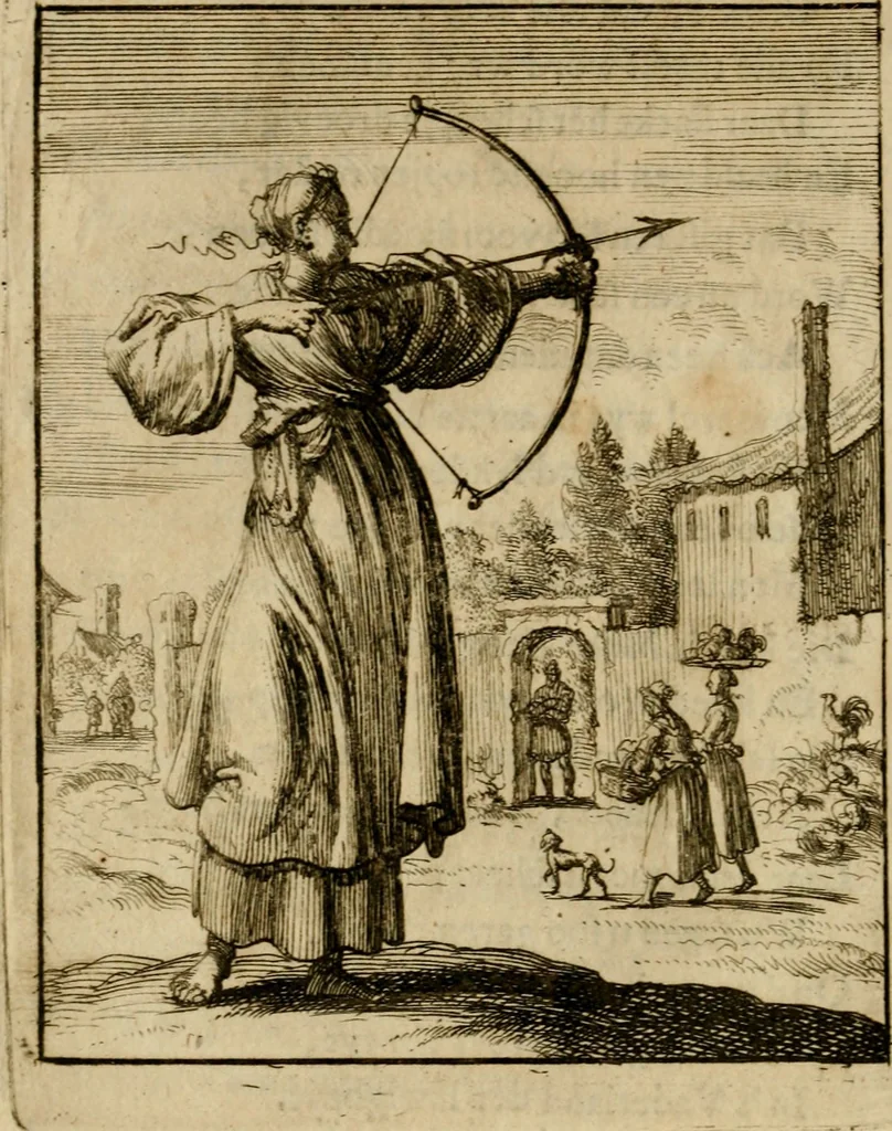 An illustration from Voncken der liefde Jesu, van het Godtbegerende zielenvier : bloemitjes der salige hoope, tot verheugelykheid der wandelaars langs den weg, na vreden ryk : een behelsinge van vyftig sinne-beelden, met hunne daar op spelende verssen, en heylige spreuken, 1687, leaf 107