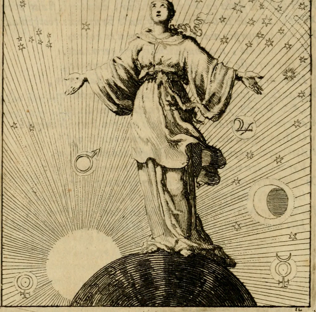An illustration from Voncken der liefde Jesu, van het Godtbegerende zielenvier : bloemitjes der salige hoope, tot verheugelykheid der wandelaars langs den weg, na vreden ryk : een behelsinge van vyftig sinne-beelden, met hunne daar op spelende verssen, en heylige spreuken, 1687, leaf 33