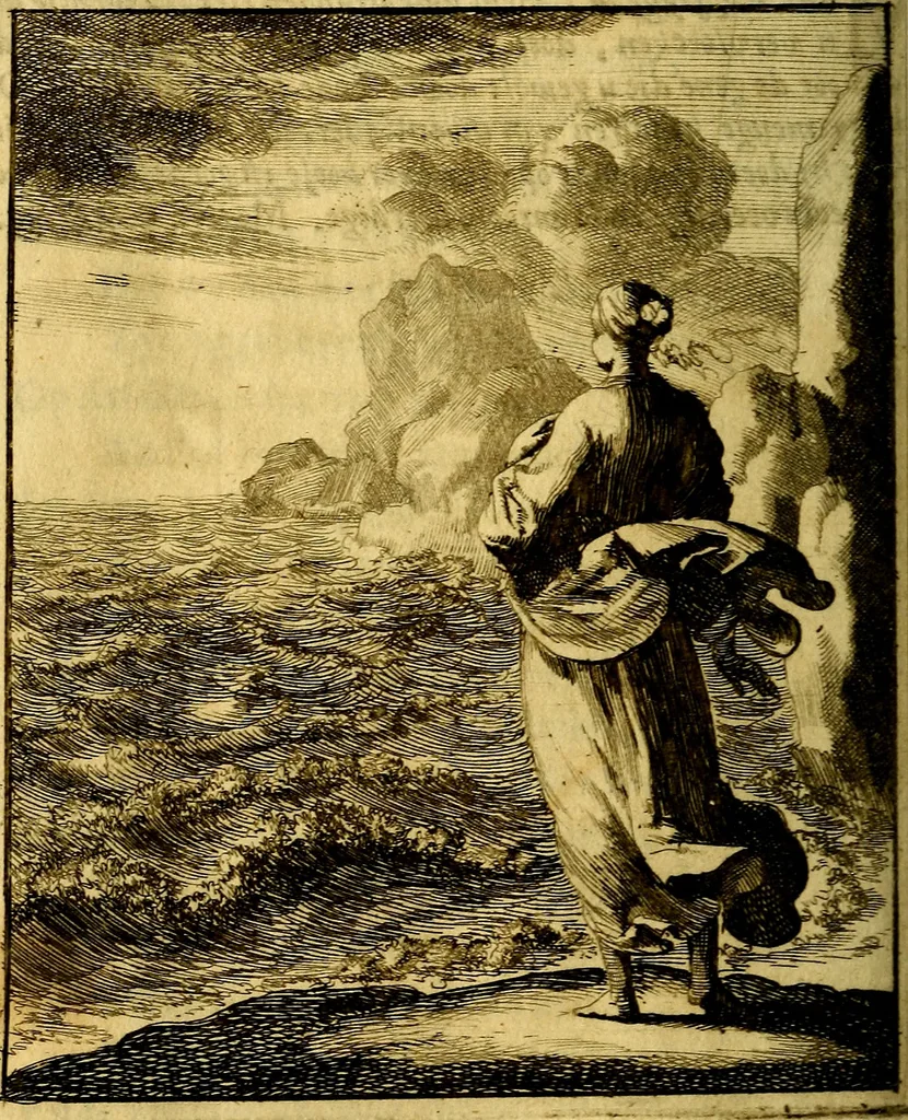 An illustration from Voncken der liefde Jesu : van het Godtbegerende zielenvier : bloemitjes der salige hoope, tot verheugelykheid der wandelaars langs den weg, na vreden ryk : een behelsinge van vyftig sinne-beelden, met hunne daar op spelende verssen, en heylige spreuken, 1687, leaf 181