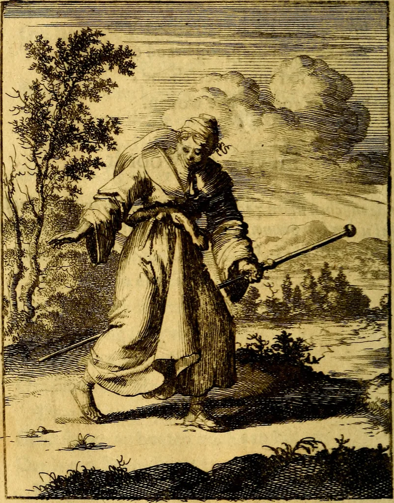 An illustration from Voncken der liefde Jesu : van het Godtbegerende zielenvier : bloemitjes der salige hoope, tot verheugelykheid der wandelaars langs den weg, na vreden ryk : een behelsinge van vyftig sinne-beelden, met hunne daar op spelende verssen, en heylige spreuken, 1687, leaf 195