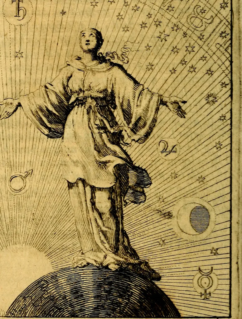 An illustration from Voncken der liefde Jesu : van het Godtbegerende zielenvier : bloemitjes der salige hoope, tot verheugelykheid der wandelaars langs den weg, na vreden ryk : een behelsinge van vyftig sinne-beelden, met hunne daar op spelende verssen, en heylige spreuken, 1687, leaf 35