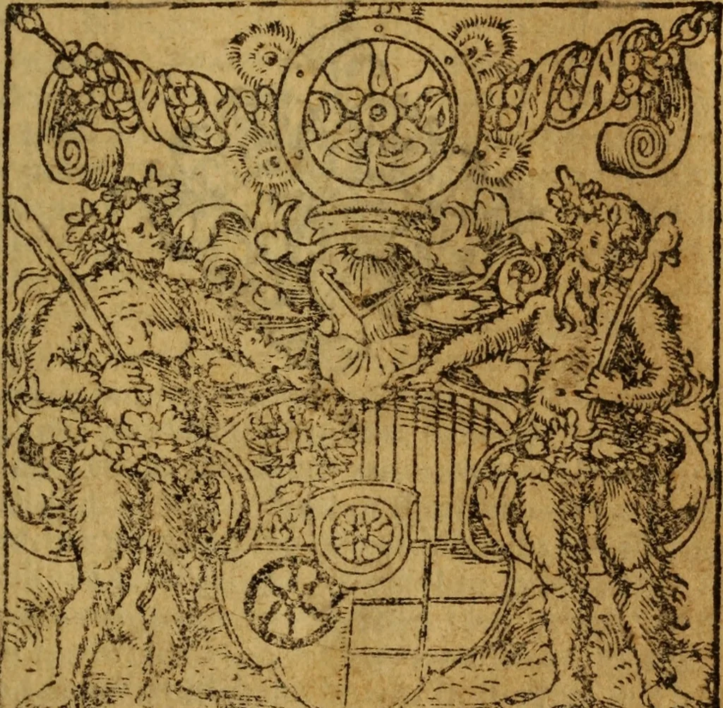 An illustration from Von der Pestilentz : kurtzer und einfeltiger Bericht, wie man sich mit Gottes Hülffe durch Mittel von im gnedig geschaffen, dafur bewaren, und die auch heilen möge. Darneben auch ein Harmspiegel .., 1597, leaf 4