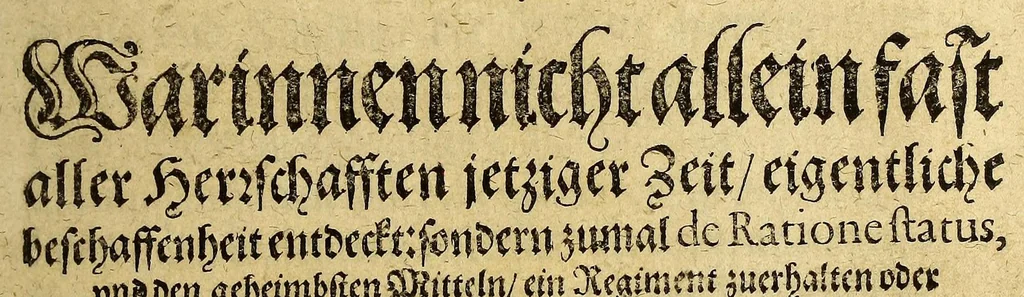 An illustration from Von der spanischen Monarchy, oder aussführliches Bedencken, welchermassen, von dem König in Hispanien, zu nunmehr lang gesuchter Weltbeherrschung, so wol ins gemein, als auff jedes Königreich vnd Land besonders, allerhand Anstalt zu machen sein möchte. ..., 1620, leaf 7
