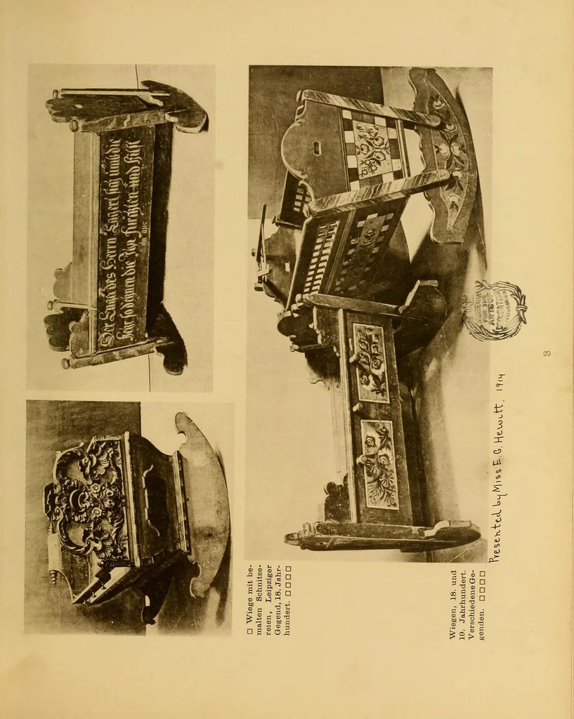 An illustration from Von der Wiege bis zum Grabe : ein Beitrag zur sächsischen Volkskunst, 1900, leaf 19