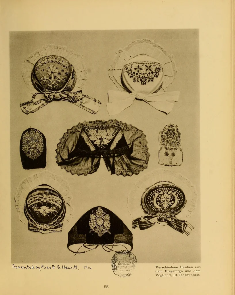 An illustration from Von der Wiege bis zum Grabe : ein Beitrag zur sächsischen Volkskunst, 1900, leaf 71