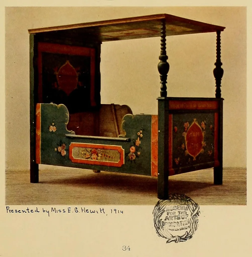 An illustration from Von der Wiege bis zum Grabe : ein Beitrag zur sächsischen Volkskunst, 1900, leaf 83