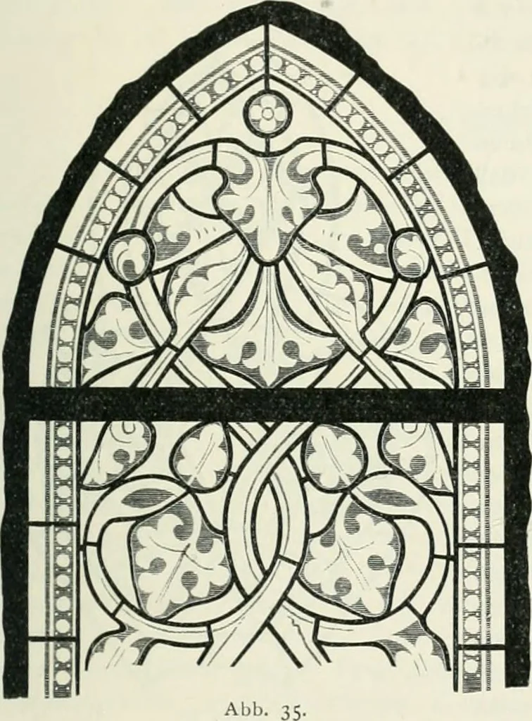 An illustration from Von deutscher Kunst : gesammelte Aufsätze und nachgelassene Schriften, 1910, leaf 202