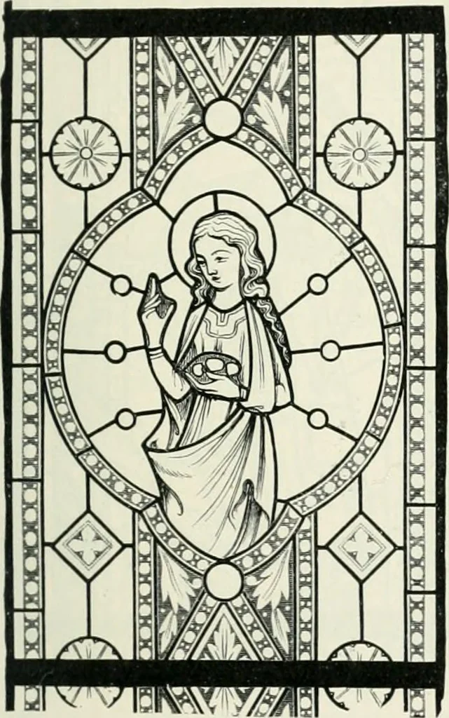An illustration from Von deutscher Kunst : gesammelte Aufsätze und nachgelassene Schriften, 1910, leaf 206