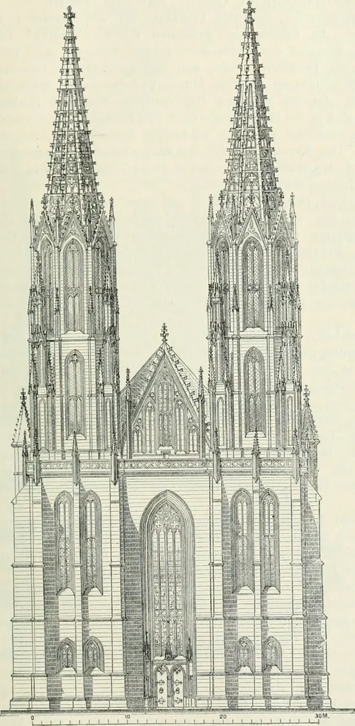 An illustration from Von deutscher Kunst : gesammelte Aufsätze und nachgelassene Schriften, 1910, leaf 242