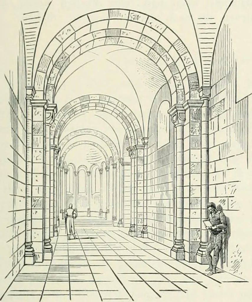 An illustration from Von deutscher Kunst : gesammelte Aufsätze und nachgelassene Schriften, 1910, leaf 250