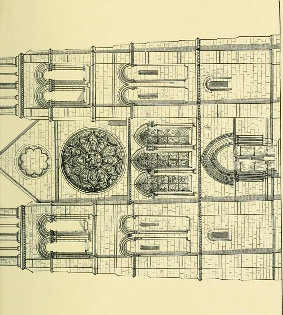 An illustration from Von deutscher Kunst : gesammelte Aufsätze und nachgelassene Schriften, 1910, leaf 308